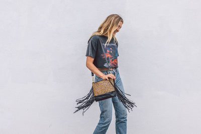 Cheetah Side Fringe Vida 