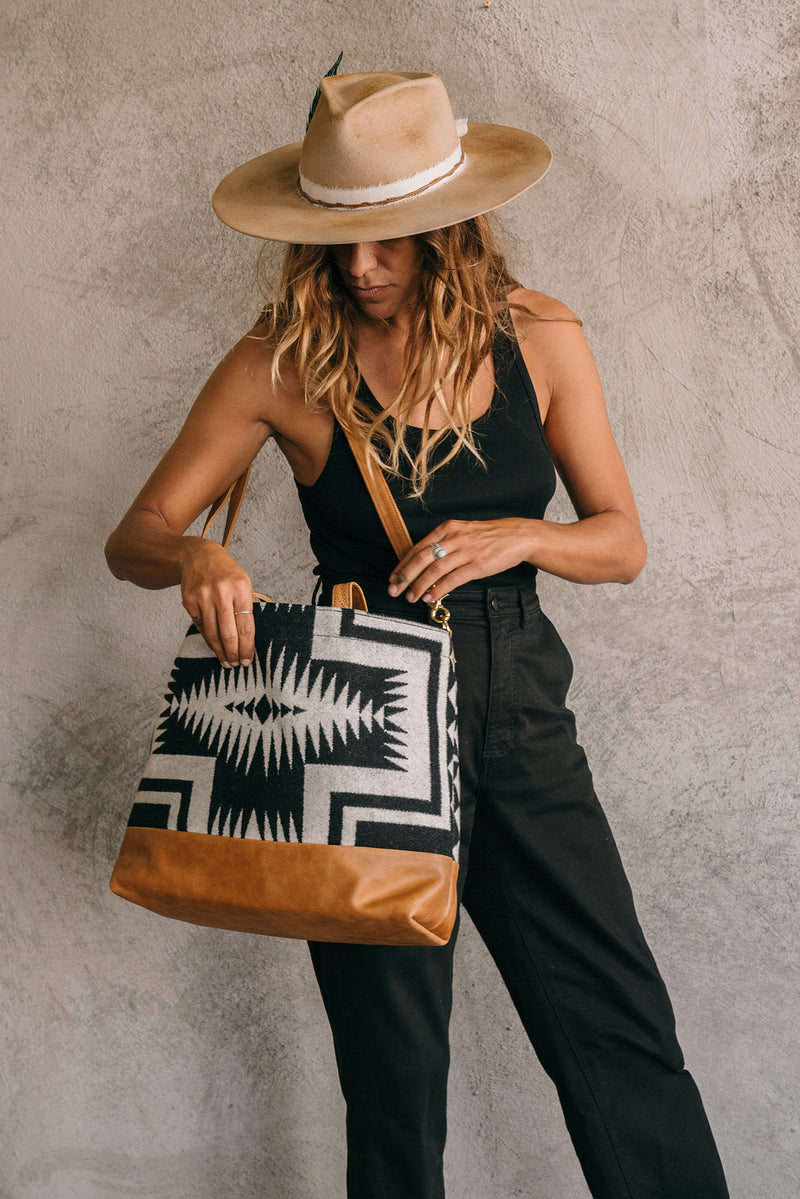 The Shia Tote - Pendleton® Luna Saddle - Rais Case - Image 1